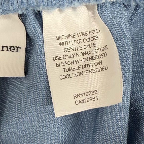 NEW Alfred Dunner Corduroy Pants 14P Comfort Elastic Waist Short Wedgewood Blue - Picture 8 of 11